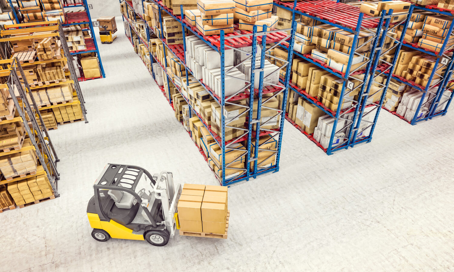 Smart warehousing with automated stock control software